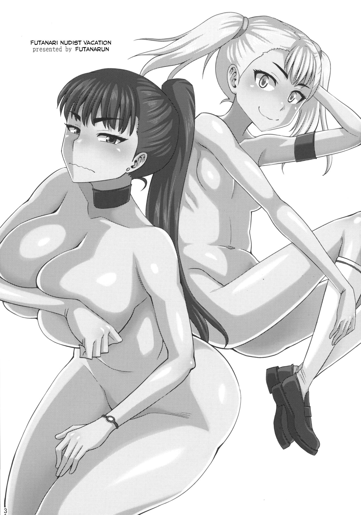 Hentai Manga Comic-Futanari Nudist Vacation-Read-1